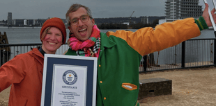 1,300 volunteers join record river clean-up