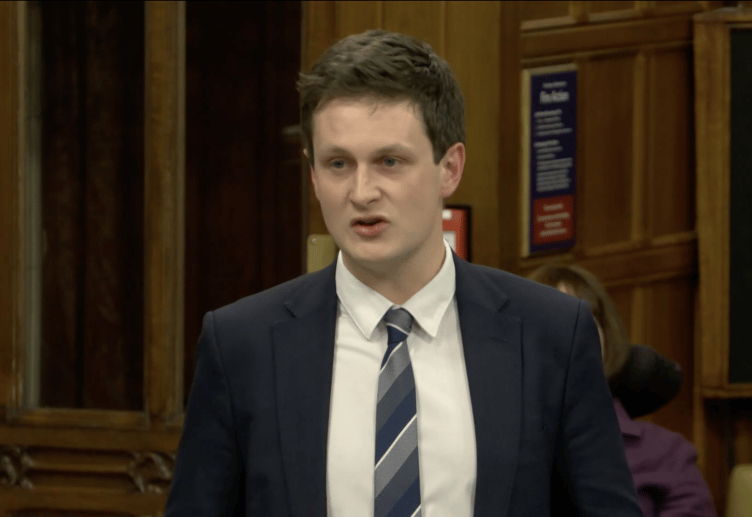 David Chadwick MP speaking in Westminster Hall this week