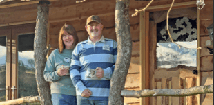 New Mid Wales holiday cabin opens its doors