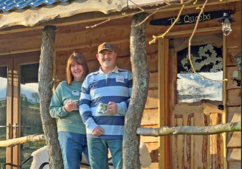 New Mid Wales holiday cabin opens its doors