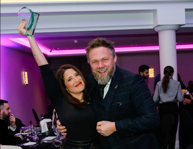 Origin Pizza awards at Business Growth Wales Awards