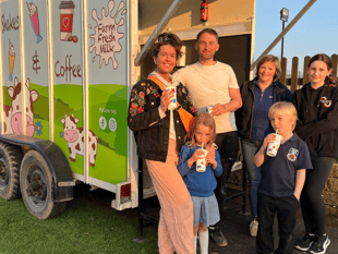 Town council unveils local milk bar at playground