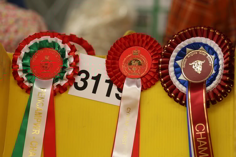 Royal Welsh Spring Festival rosettes await