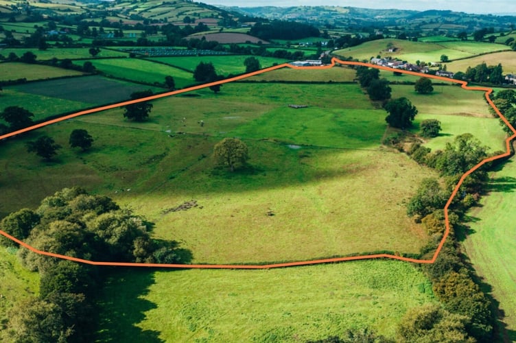 The 38 acres site near Sarn
