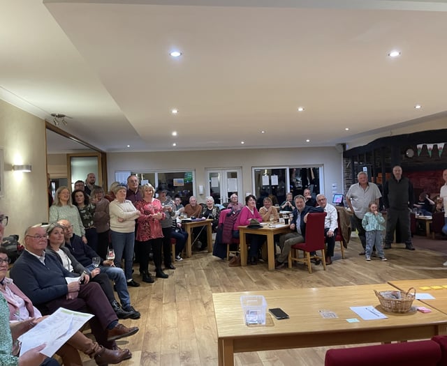 Cradoc Golf Club’s Race Night raises £1,200 for charities