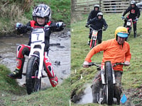 Narrow wins and dominant rides at Mid Wales trials round three