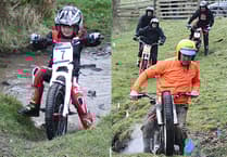 Narrow wins and dominant rides at Mid Wales trials round three