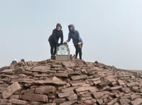 Travel agent climbs Pen y Fan for Down’s syndrome charity
