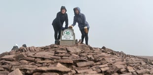 Travel agent climbs Pen y Fan for Down’s syndrome charity