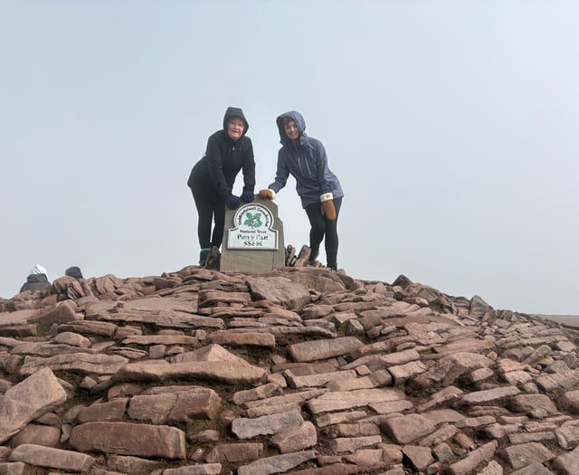 Travel agent climbs Pen y Fan for Down’s syndrome charity