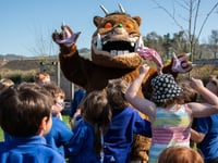 Gruffalo's visit marks 50 days to Hay Festival