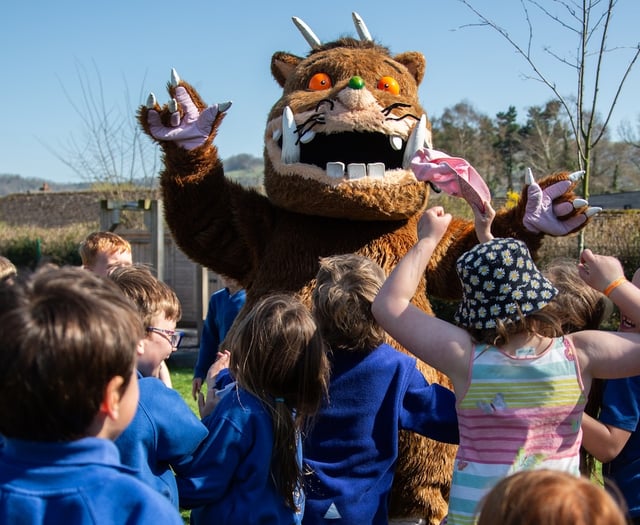 Gruffalo's visit marks 50 days to Hay Festival