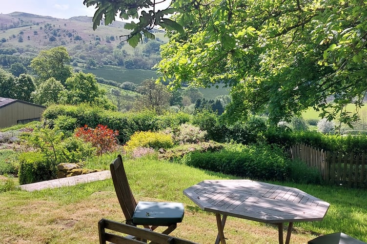 The view from Granary Cottage.
