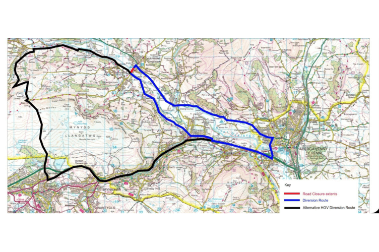Crickhowell Bridge closure