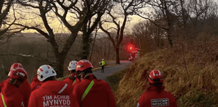 Tourist airlifted to hospital after medical scare at Ystradfellte