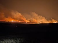 Wildfire burns across 23 hectares on edge of national park