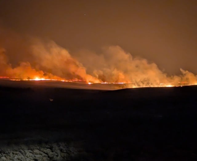 Wildfire burns across 23 hectares on edge of national park