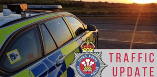 Motorcyclist taken to hospital after collision on A44 in Radnorshire