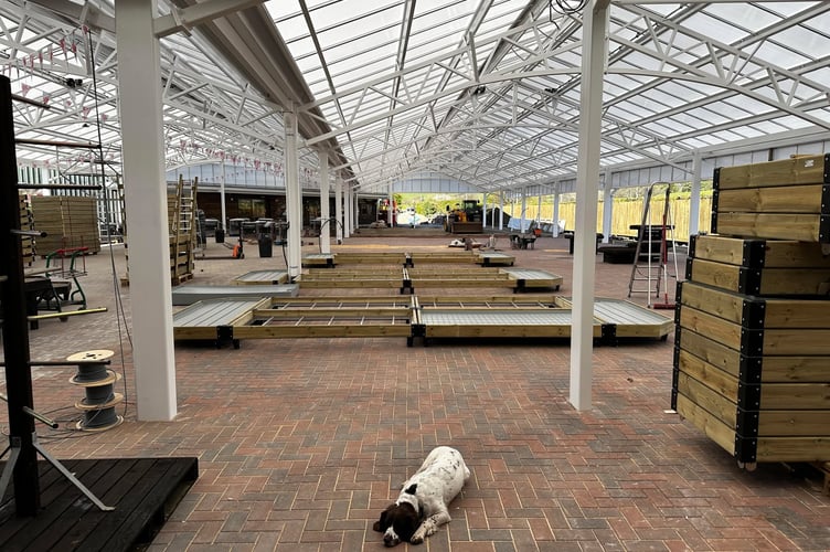Work underway in the new area