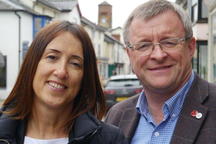 Jane Dodds MS and Cllr William Powell
