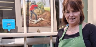 Modern Easter Story painted across Powys' businesses