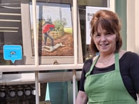 Modern Easter Story painted across Powys' businesses