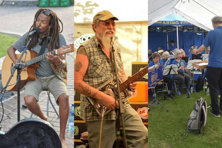 Julian Wenn, Sicknote Steve, and the Brecon Town Concert Band are among the performers set to entertain audiences.