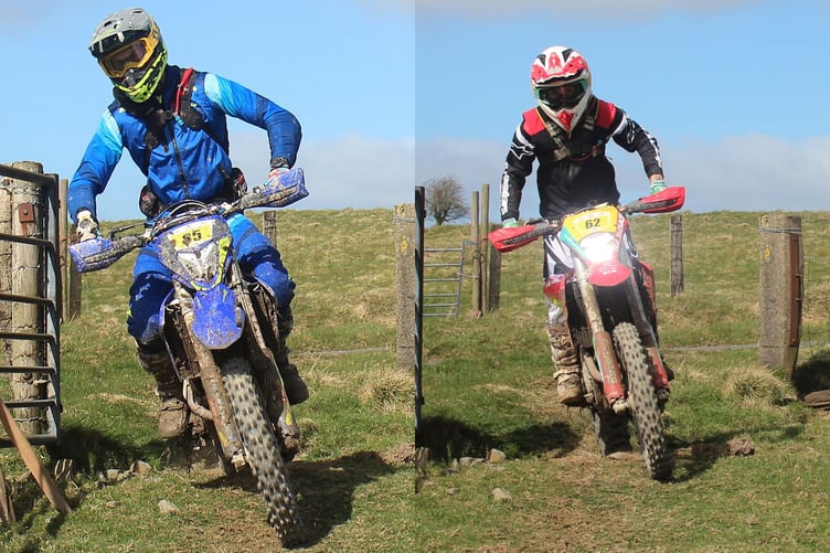 Left is Chad Prosser of Brecon and right is Llandrindod's Charlie Morgan