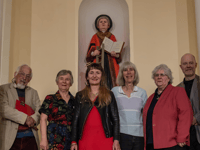 Sculpture of Wales’ first woman mayor unveiled in Brecon