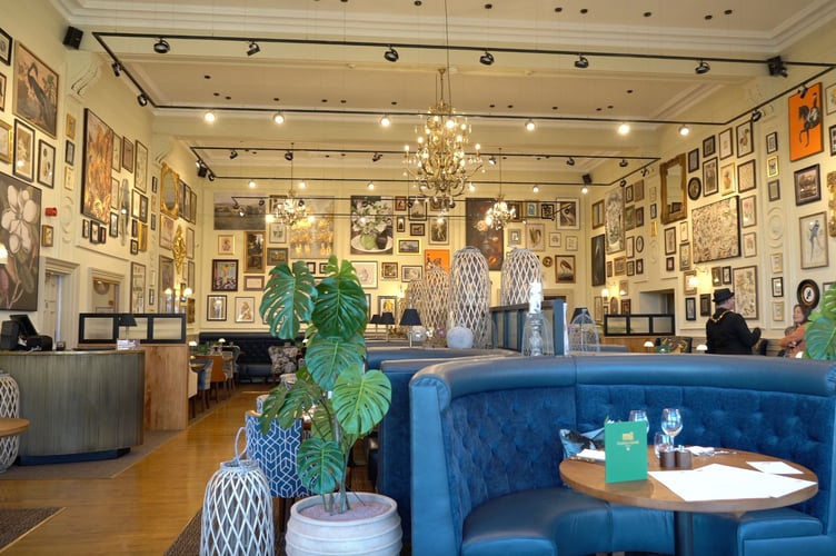 Mike Pope is the general manager of The Castle of Brecon Hotel, bringing years of experience. He says that some of the transformations, which includes the old ballroom being changed into an artwork-led dining room, are “magnificent”.
