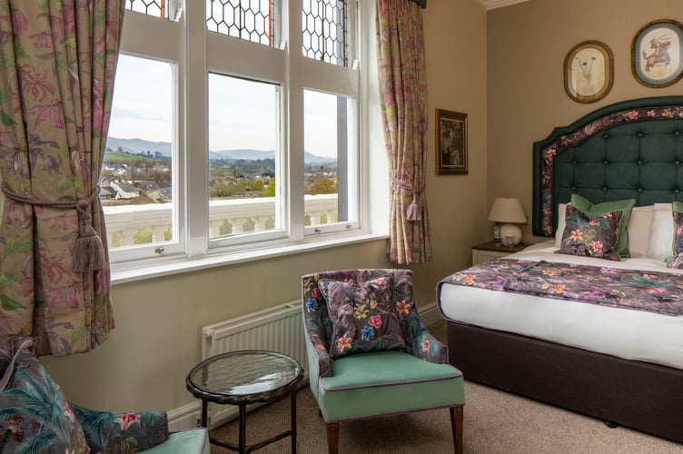 One of the newly refurbished rooms