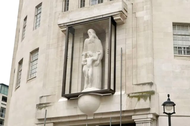 BBC reinstalls controversial artist's sculpture after attack