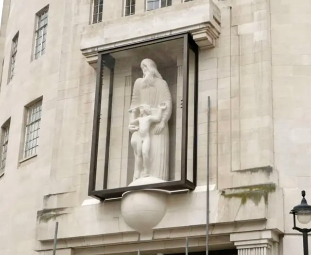 BBC reinstalls controversial artist's sculpture after attack