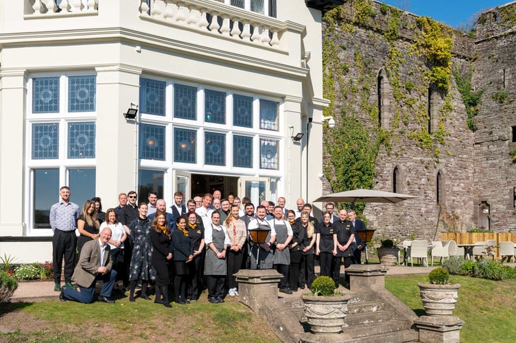 The team at the reopening event