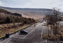 Wildfire continues as Pont ar Daf car park reopens