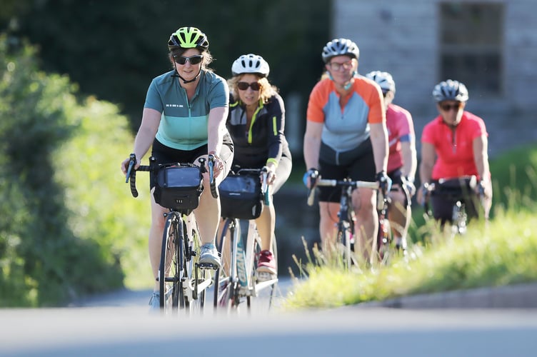 Border Biking Belles Cycling group from Welshpool.
Picture by Phil Blagg Photography.
PB150-2023