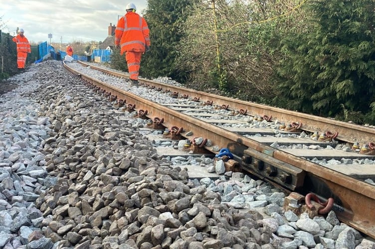 Network Rail engineers will carry out essential maintenance work along the Heart of Wales line in May