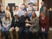 Darts players raise £450 for Blood Bikes Wales