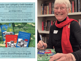 Trilogy book launch for Hay author