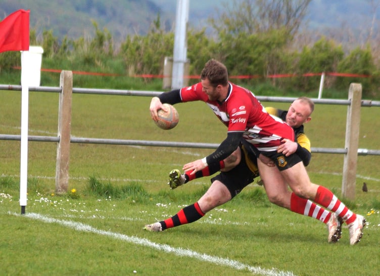 Wing Sam Jones scored his 18th try of the season but it was not enough to prevent defeat for Brecon