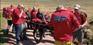 Casualty stretchered off Pen y Fan with serious leg injury