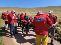 Casualty stretchered off Pen y Fan with serious leg injury