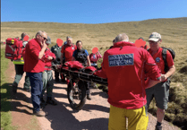 Mountain rescue round-up: Casualty stretchered off Pen y Fan with serious leg injury