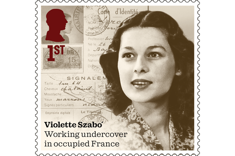The new Royal Mail stamp honouring Violette Szabo