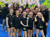 Talgarth cheerleaders take first place in Cardiff