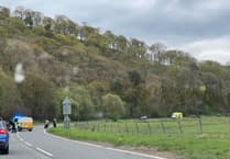 A483 near Llandrindod Wells closed due to collision