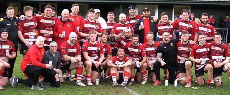 The Brecon RFC squad