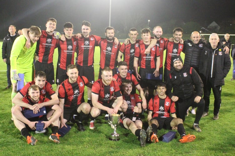 Guilsfield with the trophy