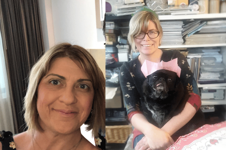 Fiona Elias (left) Liz Hopkin (right)