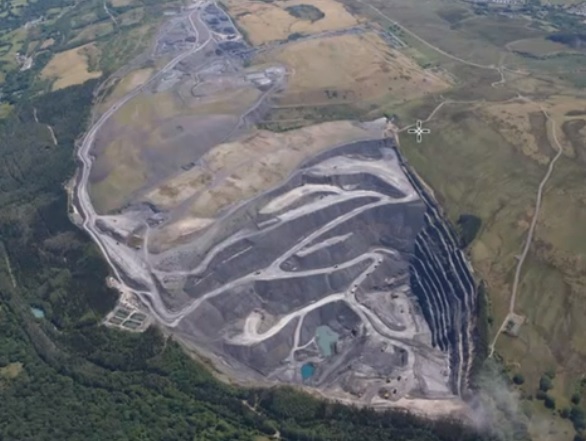 The Nant Helen drift coal mine near Ystradgynlais